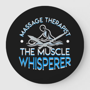 Grande Horloge Ronde Thérapeute de massage le Whisperer de muscle