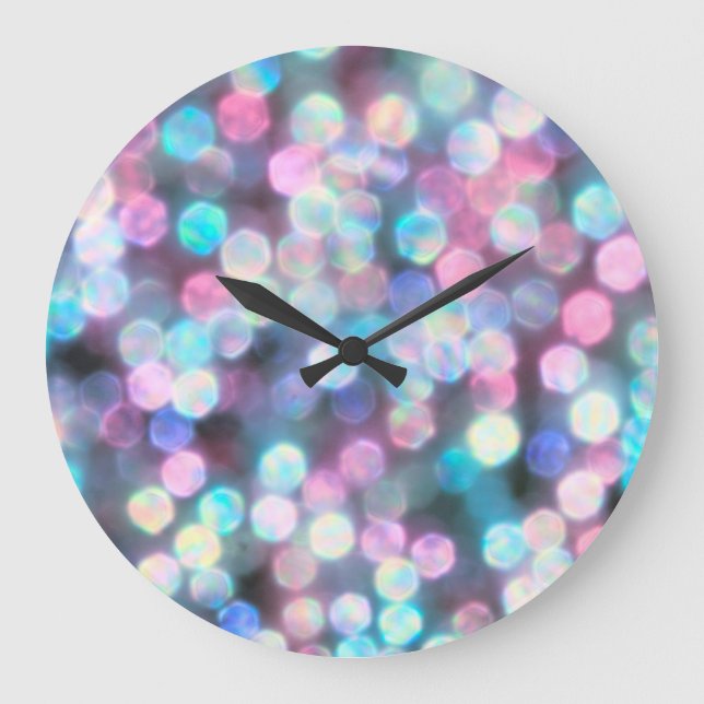 Grande Horloge Ronde TIFFANY SNOW Wall clock (Recto)