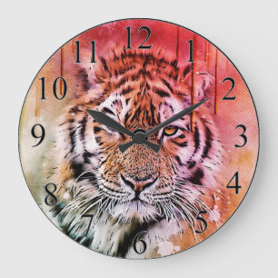 Grande Horloge Ronde Tigre
