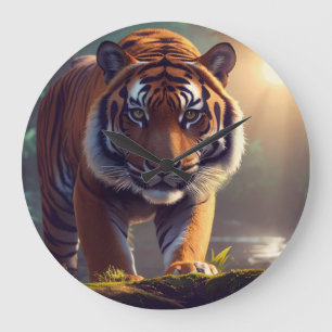 Grande Horloge Ronde Tigre
