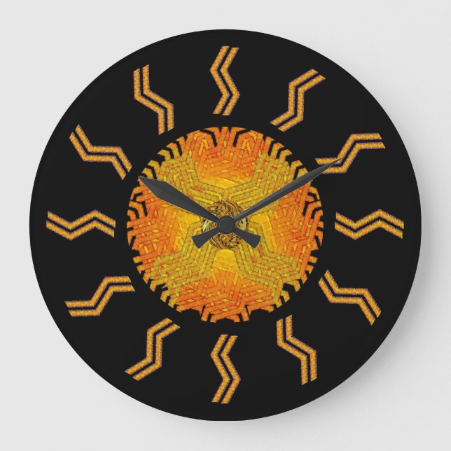 Grande Horloge Ronde Tigre de Sun (Recto)