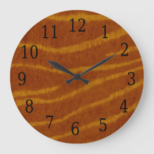 Grande Horloge Ronde Tigre Round Clock