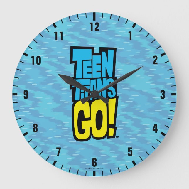 Grande Horloge Ronde Titans Ados, partez ! | Logo (Recto)