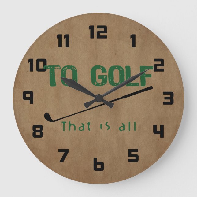 Grande Horloge Ronde To Golf (Recto)