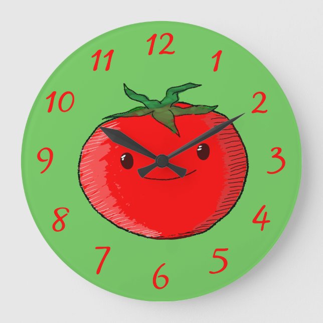 Grande Horloge Ronde Tomate (Recto)