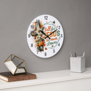 Grande Horloge Ronde Tombe Pour Jésus...