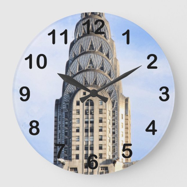 Grande Horloge Ronde Top of the Chrysler Building NYC Clock (Recto)