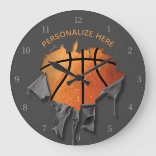 Grande Horloge Ronde Torn Basketball