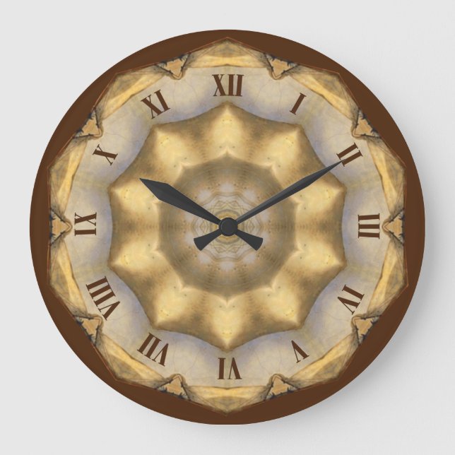 Grande Horloge Ronde Toscane couleur rétro ~ (Recto)