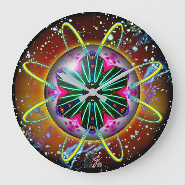 Grande Horloge Ronde Tour Cyclon Orbz Kaleid (Recto)