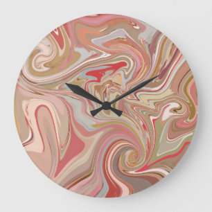 Grande Horloge Ronde Tourbillons de Corail