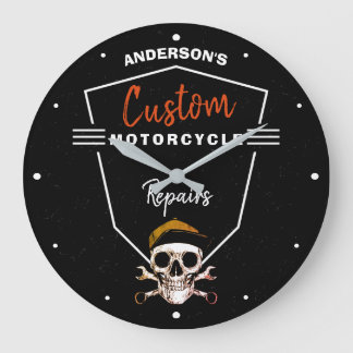 Grande Horloge Ronde Tout nom Motorcycle Réparation Motorcycle personna