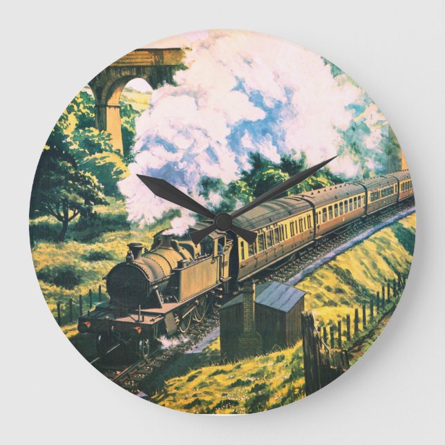 Grande Horloge Ronde Train clock (Recto)