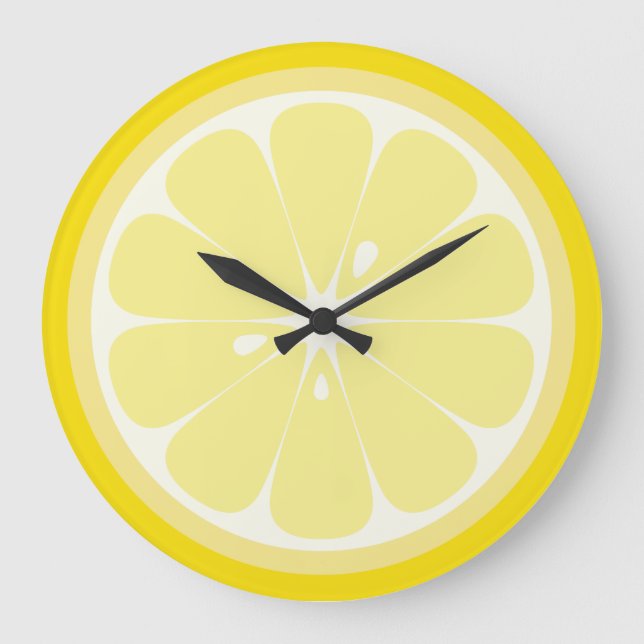 Grande Horloge Ronde Tranche de citron (Recto)