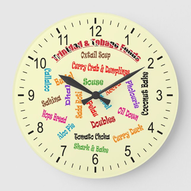 Grande Horloge Ronde Trinidad and Tobago Local Foods (Recto)