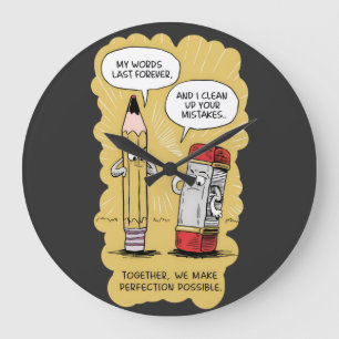 Grande Horloge Ronde Triomphe du travail d'équipe