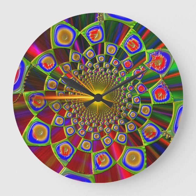 Grande Horloge Ronde Trip In psychedelic 3D (Recto)