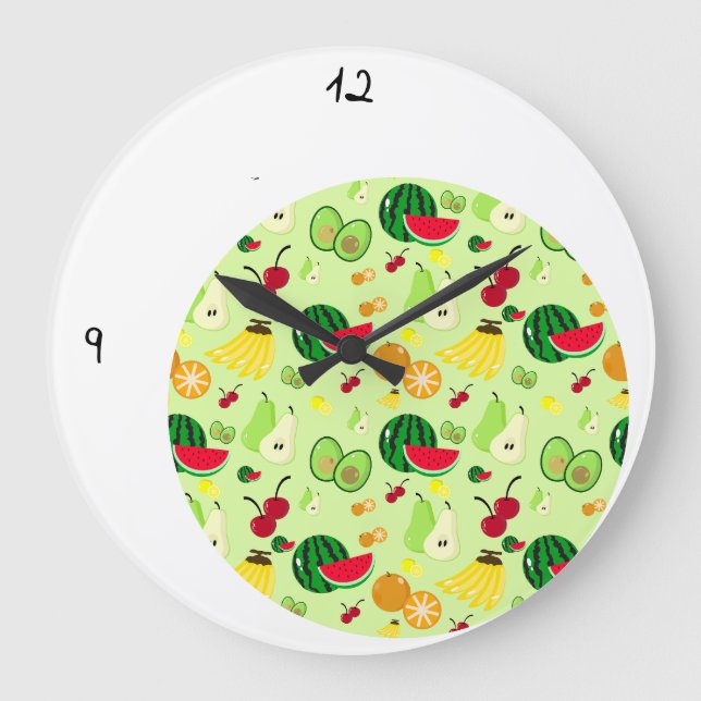Grande Horloge Ronde Tropical Frenzy (Recto)