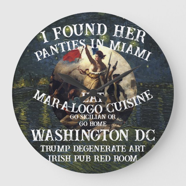 Grande Horloge Ronde Trump Panties Miami Catholic Church White (Recto)