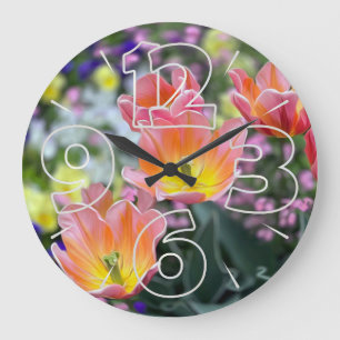 Grande Horloge Ronde Tulips de golf