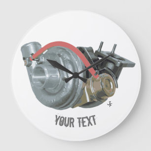 Grande Horloge Ronde Turbocompresseur