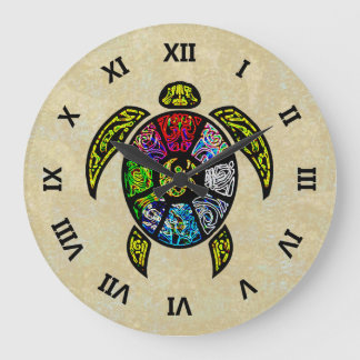 Grande Horloge Ronde Turtle Ba-gua