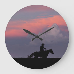 Grande Horloge Ronde Un cavalier, un horizon