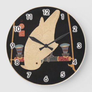 Grande Horloge Ronde Un Macaw blanc, Jakuchu