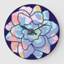 Une fleur faite de taches de peinture