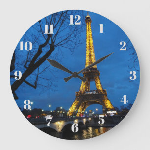 Grande Horloge Ronde Une Nuit Magique À Paris