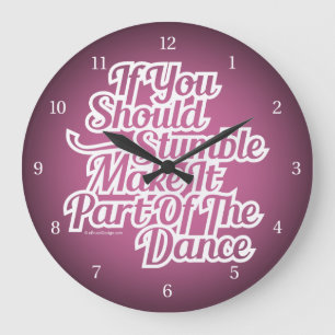 Grande Horloge Ronde Une Partie De La Danse