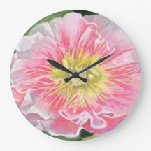 Une rose tendre et crème hollyhock_0165