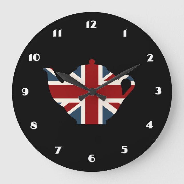 Grande Horloge Ronde Union Jack British Teapot (Recto)