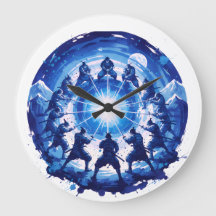 Unité de Samouraï Art à l'encre bleue japonaise Ci