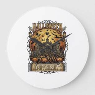 Grande Horloge Ronde Université de Halloween Town Manoir Hanté C