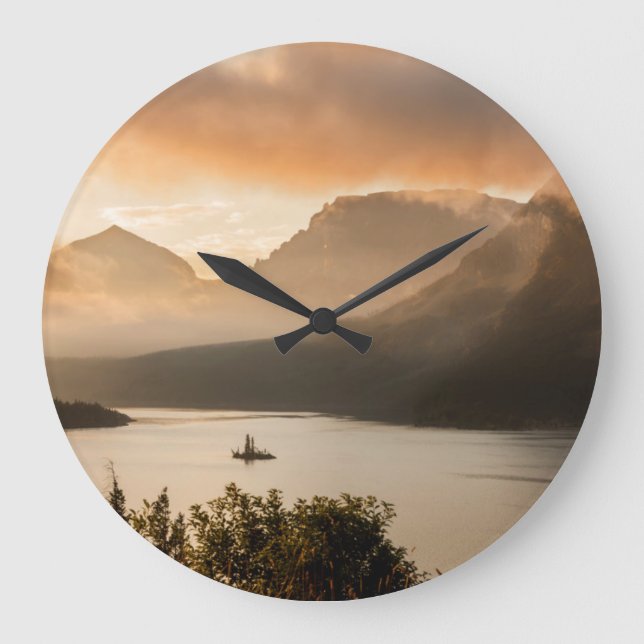 Grande Horloge Ronde USA, Montana, Parc national des Glaciers. Soleil (Recto)