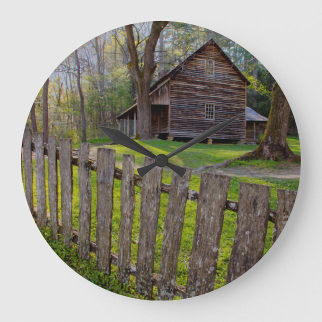 Grande Horloge Ronde USA, Tennessee, Cabine À Cades Cove (Recto)