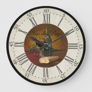 Grande Horloge Ronde USA Wine Clock