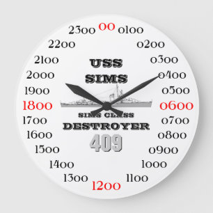 Grande Horloge Ronde USS Sims (DD-409)