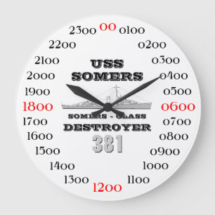 Grande Horloge Ronde USS Somers (DD-381)