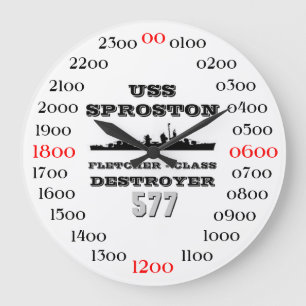 Grande Horloge Ronde USS Sproston (DD/DDE-577)