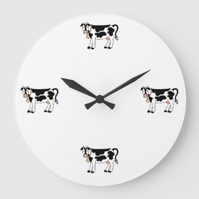 Grande Horloge Ronde Vaches à MOO (Recto)