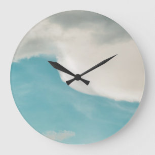 Grande Horloge Ronde vagues dans tous les sens