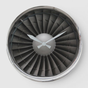 Grande Horloge Ronde Ventilateur moteur à réaction