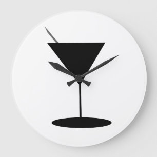 Grande Horloge Ronde Verre Martini Swanky