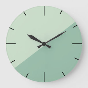 Grande Horloge Ronde Vert