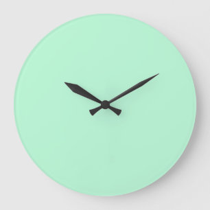 Grande Horloge Ronde Vert menthe