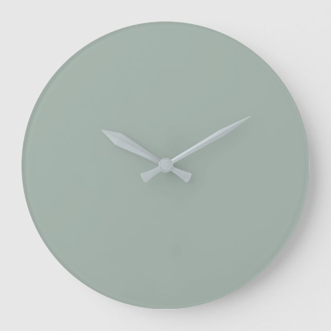Grande Horloge Ronde Vert sage (Recto)