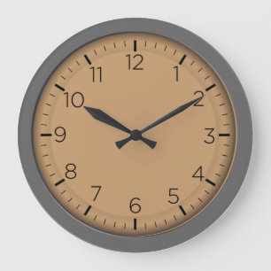 Grande Horloge Ronde Very Fun Old School Wall Clock