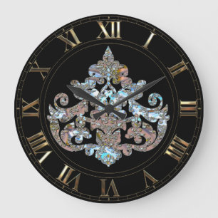 Grande Horloge Ronde Veyla Shayde Elegant Goth